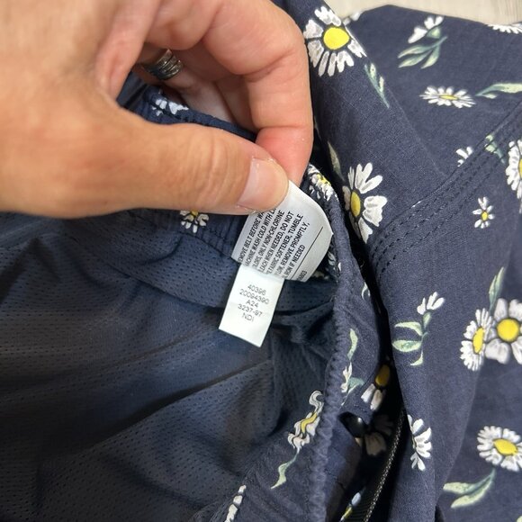 Duluth Womens Small Heirloom Gardening Skort With Belt Bag Hiking Navy Floral - Picture 7 of 13